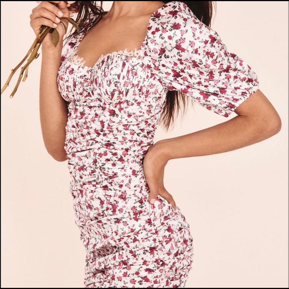 For Love and Lemons White Melrose Dress